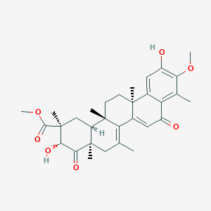 molecular formula C31H38O7 B1247479 Cognatine 