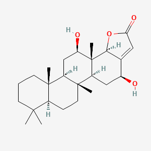 molecular formula C25H38O4 B1247486 16-O-deacetyl-16-epi-scalarolbutenolide 