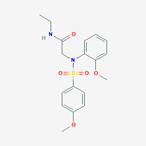 N-ethyl-N~2~-(2-methoxyphenyl)-N~2~-[(4-methoxyphenyl)sulfonyl]glycinamide