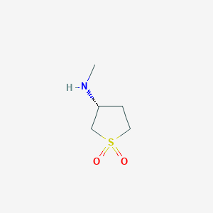 (3R)-N-methyl-1,1-dioxothiolan-3-amine