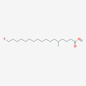 5-Methyl-17-fluoroheptadecanoic acid