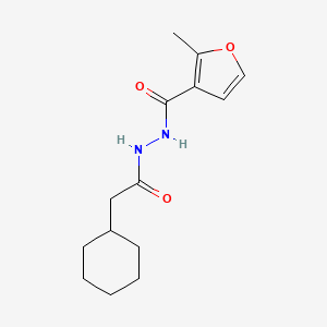 N'-(cyclohexylacetyl)-2-methylfuran-3-carbohydrazide