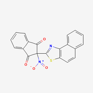 2-(naphtho[1,2-d][1,3]thiazol-2-yl)-2-nitro-1H-indene-1,3(2H)-dione