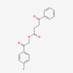 2-(4-Fluorophenyl)-2-oxoethyl 4-oxo-4-phenylbutanoate