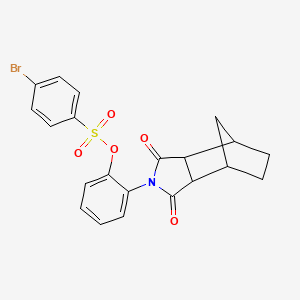 2-(1,3-dioxooctahydro-2H-4,7-methanoisoindol-2-yl)phenyl 4-bromobenzenesulfonate