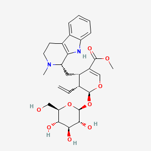 molecular formula C28H36N2O9 B1247505 Dolichantoside 