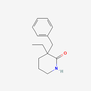 molecular formula C14H19NO B1247506 3-Ethyl-3-benzyl-2-piperidinone 