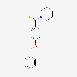 [4-(Benzyloxy)phenyl](piperidin-1-yl)methanethione