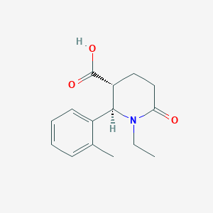 (2R,3R)-1-Ethyl-6-oxo-2-o-tolyl-piperidine-3-carboxylic acid