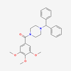 [4-(Diphenylmethyl)piperazin-1-yl](3,4,5-trimethoxyphenyl)methanone