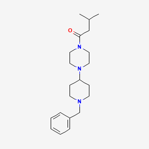 1-[4-(1-Benzylpiperidin-4-yl)piperazin-1-yl]-3-methylbutan-1-one