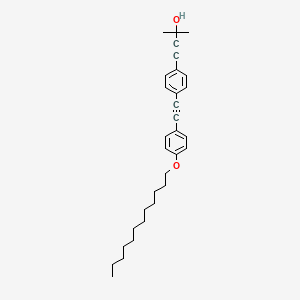 4-(4-{[4-(Dodecyloxy)phenyl]ethynyl}phenyl)-2-methylbut-3-yn-2-ol