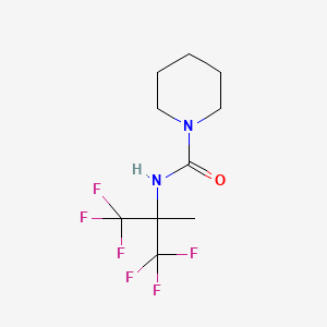 N-(1,1,1,3,3,3-hexafluoro-2-methylpropan-2-yl)piperidine-1-carboxamide