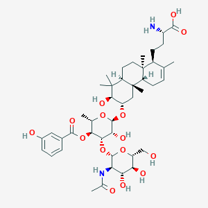 molecular formula C44H66N2O15 B1247541 Brasilicardin B 