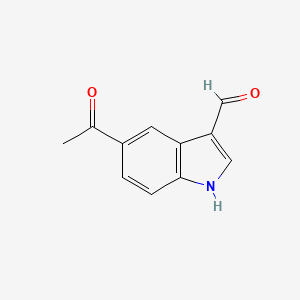 5-acetyl-1H-indole-3-carbaldehyde