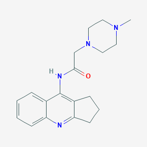 N-(2,3-dihydro-1H-cyclopenta[b]quinolin-9-yl)-2-(4-methylpiperazin-1-yl)acetamide