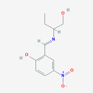 2-{(E)-[(1-hydroxybutan-2-yl)imino]methyl}-4-nitrophenol