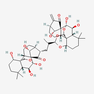 molecular formula C43H60O13 B1247560 Bisrubescensin A 