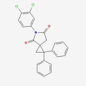 5-(3,4-Dichlorophenyl)-1,1-diphenyl-5-azaspiro[2.4]heptane-4,6-dione