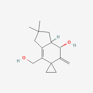 molecular formula C15H22O2 B1247565 Illudane 