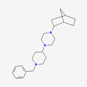 1-(1-Benzylpiperidin-4-yl)-4-(bicyclo[2.2.1]hept-2-yl)piperazine