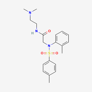 N-[2-(dimethylamino)ethyl]-2-[N-(2-methylphenyl)-4-methylbenzenesulfonamido]acetamide