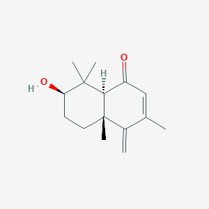 molecular formula C15H22O2 B1247571 Fetidone B 