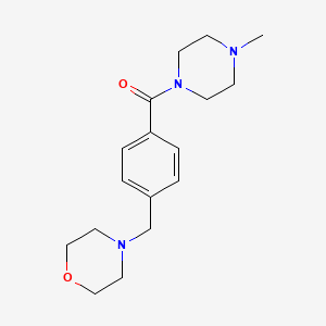 (4-Methylpiperazin-1-yl)[4-(morpholin-4-ylmethyl)phenyl]methanone