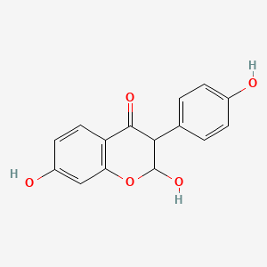 molecular formula C15H12O5 B1247573 2,7,4'-Trihydroxyisoflavanone 