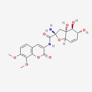 molecular formula C20H22N2O9 B1247579 Aspergillazine D 