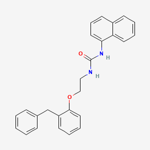 1-[2-(2-Benzylphenoxy)ethyl]-3-naphthalen-1-ylurea