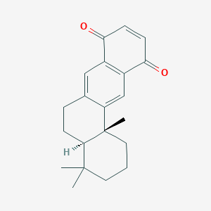 molecular formula C21H24O2 B1247580 Cyclozonarone 