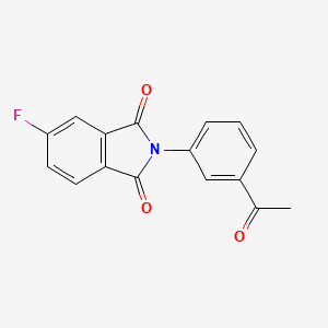 2-(3-Acetylphenyl)-5-fluoroisoindole-1,3-dione