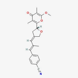 molecular formula C23H23NO4 B1247583 Aureonitrile 