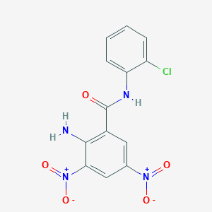 2-amino-N-(2-chlorophenyl)-3,5-dinitrobenzamide