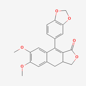molecular formula C21H18O6 B1247594 Collinusin 