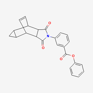 phenyl 3-(1,3-dioxooctahydro-4,6-ethenocyclopropa[f]isoindol-2(1H)-yl)benzoate