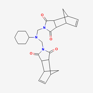 2,2'-[(cyclohexylimino)dimethanediyl]bis(3a,4,7,7a-tetrahydro-1H-4,7-methanoisoindole-1,3(2H)-dione)