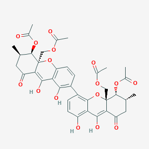molecular formula C38H38O16 B1247609 Phomoxanthone B 