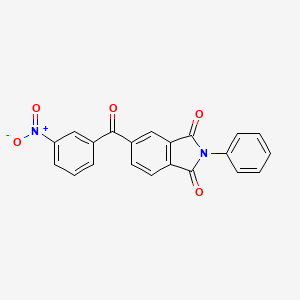 5-(3-Nitrobenzoyl)-2-phenylisoindole-1,3-dione