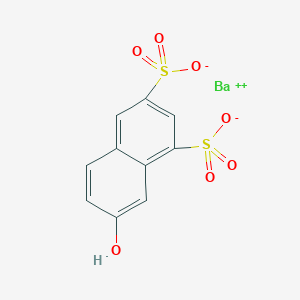 molecular formula C10H6BaO7S2 B12476263 Barium 2-hydroxy-6,8-naphthalenedisulfonate CAS No. 6035-74-1