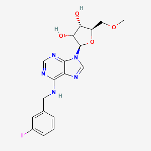 molecular formula C18H20IN5O4 B1247629 n-(3-Iodobenzyl)-5'-o-methyladenosine 