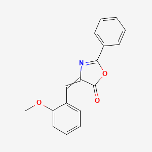 (4Z)-4-[(2-methoxyphenyl)methylidene]-2-phenyl-1,3-oxazol-5-one