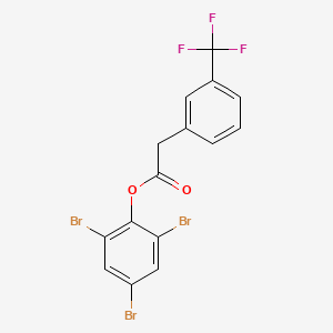 2,4,6-Tribromophenyl 2-[3-(trifluoromethyl)phenyl]acetate