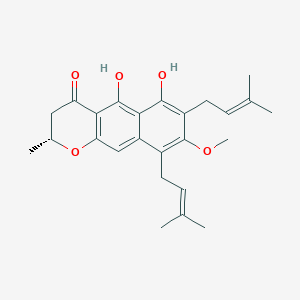 molecular formula C25H30O5 B1247635 Adenaflorin A 