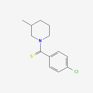 (4-Chlorophenyl)(3-methylpiperidin-1-yl)methanethione