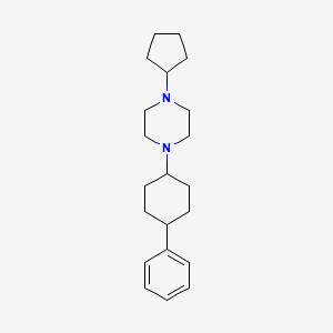 1-Cyclopentyl-4-(4-phenylcyclohexyl)piperazine