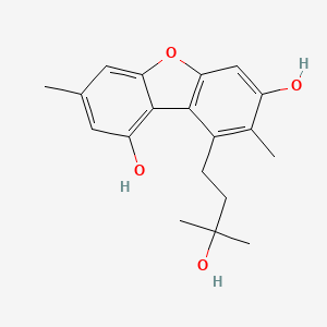 molecular formula C19H22O4 B1247643 Karnatakafuran A 