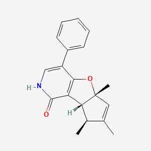 molecular formula C19H19NO2 B1247651 Citridone A 