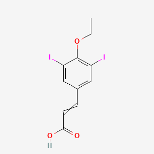 (E)-3-(4-ethoxy-3,5-diiodophenyl)acrylic acid